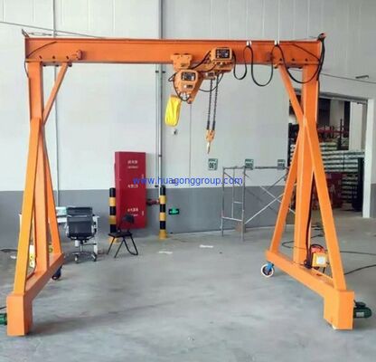 Electric Mobile Portable Adjustable Gantry Crane without Rail Mounted