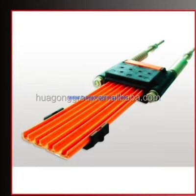 Voltage AS NEED PVC Insulation Material Crane Dedicated Seamless Sliding Contact Wire 3P70A Crane Busbar