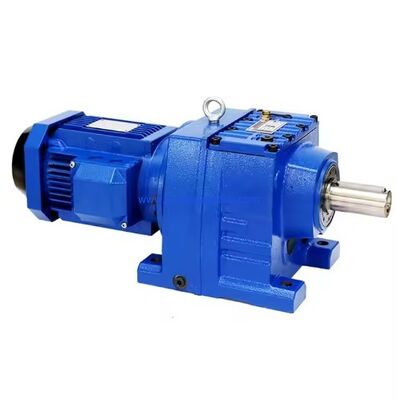 Robust R Series Helical Three Stage Reduction Gearbox Made for Engineering and Building Materials Machinery Applications