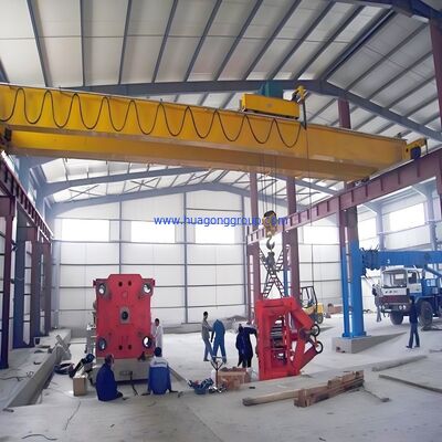 Ground Control and Remote Control Hook Overhead Crane 25tons 30 Ton 60 Ton Double Girder Span 32 Construction Crane