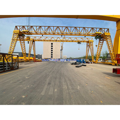 Remote Controller and Ground Control Movable Lifting Workshop Adjustable Height Gantry Crane 20ton Construction Equipment Lift Height Adjustable