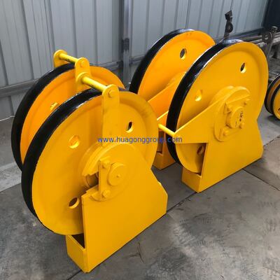 35 cast steel overhead gantry crane wire rope pulley for construction works heavy duty lifting equipment parts