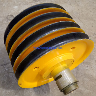 35 cast steel overhead gantry crane wire rope pulley for construction works heavy duty lifting equipment parts