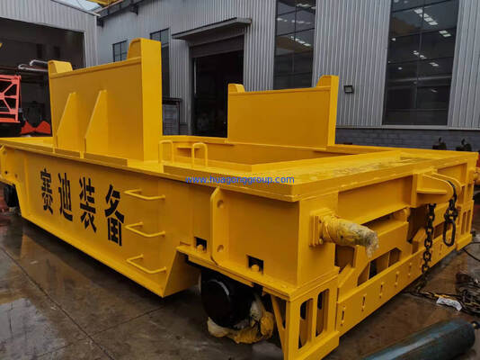 Iron Heat Resistance Molten Steel Ladle Transfer Car Capacity Specifications Including 150t 300t 450t
