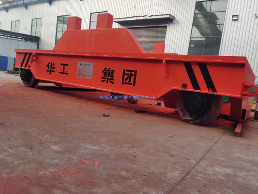 Iron Heat Resistance Molten Steel Ladle Transfer Car Capacity Specifications Including 150t 300t 450t