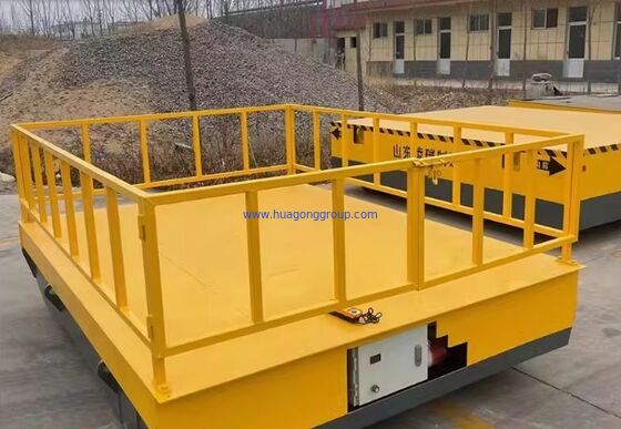 Food Beverage Trackless Electric Flat Car 10 Tons 20 Tons 30 Tons Battery Lift and Transverse Movement Technology
