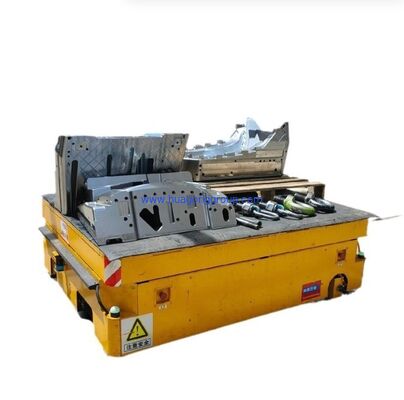 3500 W Electric Trackless Flat Car 5 Tons 10 Tons 15 Tons Workshop Truck Universal Mobile Battery Electric Flat Car