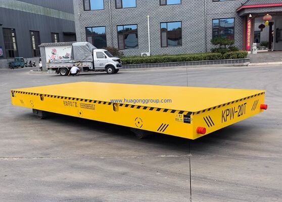 Bus Bar Power Supply Trackless Electric Flat Car 5 Tons 10 Tons 20 Tons Wireless Remote Control