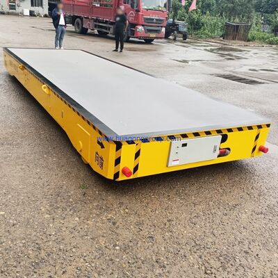Bus Bar Power Supply Trackless Electric Flat Car 5 Tons 10 Tons 20 Tons Wireless Remote Control