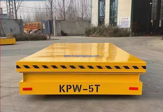 380 V Electric Floor Car Trackless Small 10 Tons Indoor Workshop Transport Car Battery Universal Remote Control Flat Car