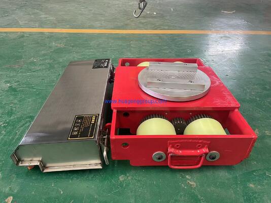 20 Ton Portable Electric Tank Trolley 360 Degree Rotation Cargo Skate Transport Roller for Machine Handling Moving