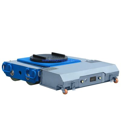 20 Ton Portable Electric Tank Trolley 360 Degree Rotation Cargo Skate Transport Roller for Machine Handling Moving
