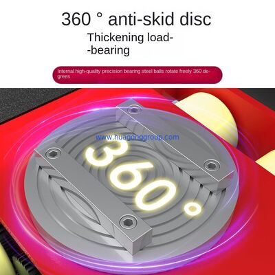 20 Ton Portable Electric Tank Trolley 360 Degree Rotation Cargo Skate Transport Roller for Machine Handling Moving