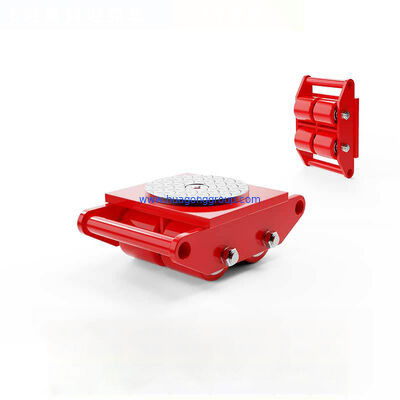 Steel and PU Wheels Machinery Skate Trolley Heavy Duty Warehouse Equipment Moving Machine Transport Cargo Tank Trolley