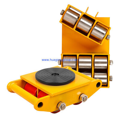 Construction works 3500 W roller skate transportation dolly material moving trolley built for industrial transport