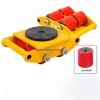 Voltage 220 V Industrial Moving Equipment PU Wheels Machinery Skate Dolly Cargo Mover Roller Construction works