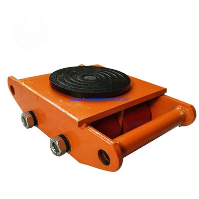 3500 W Heavy Duty Cargo Trolly Trailer Machine Dolly Skate Movers with Turn Table Table Size 2000 2000 600 Equipment Moving