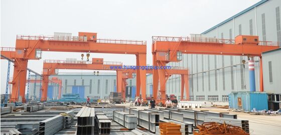 Power supply Customer Request Customized Span Legs Double Beam Mobile Gantry Cranes 40 Ton 50 Ton 60 Ton Options Offered