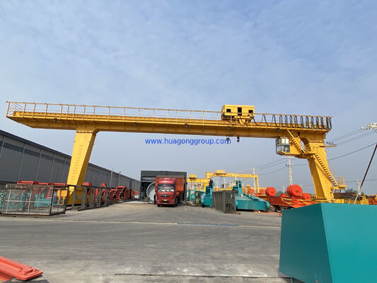Power Supply Clients Requirments L Type Single Girder Overhead Hoist Hook Grab Gantry Cranes Outdoor With Work Duty A3 A5 5~50ton