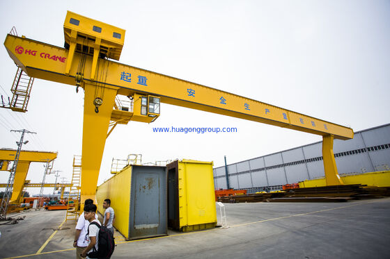 Power Supply Clients Requirments L Type Single Girder Overhead Hoist Hook Grab Gantry Cranes Outdoor With Work Duty A3 A5 5~50ton