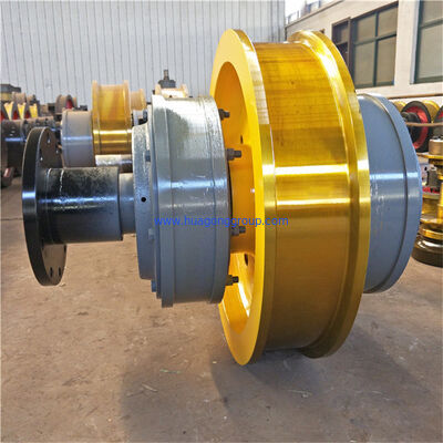 Standard Size Cast Iron Crane Wheel Diameter 300 2300mm Forging Overhead Gantry Crane Ce Certificated Approved