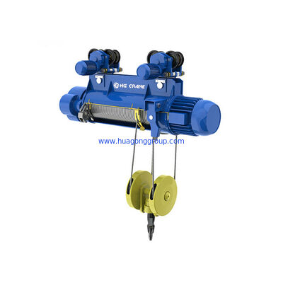 6 Ton Load Capacity Overhead Crane Parts Electric Wire Rope Hoist Fabricated According To LSOGB FEM DIN BS Standards