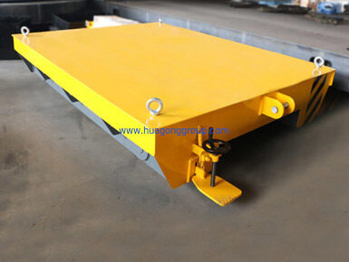 Construction works Overall Dimensions 4000 2500 Battery Powered Electric Tool Cart Trackless Flat Car Transport 40 Tons Truck