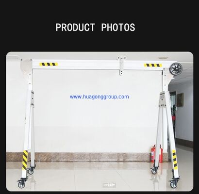 Lightweight Adjustable Mini Aluminum Gantry Crane for Small Scale Operations PRG