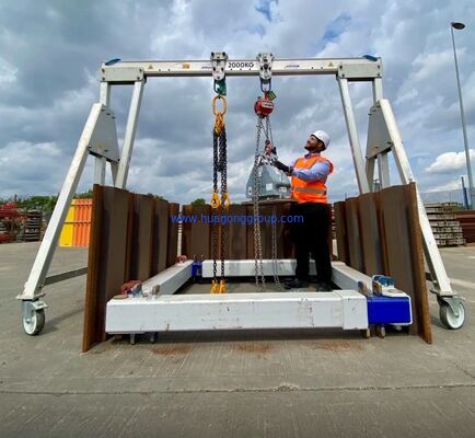 Lightweight Adjustable Mini Aluminum Gantry Crane for Small Scale Operations PRG