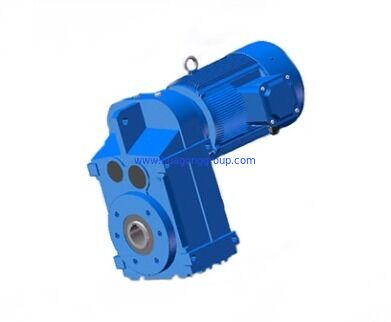 Flange Hollow Shaft Heavy Duty F Series Parallel Shaft Helical Worm Gear Motor Speed Reducer Durable Helical Gearbox