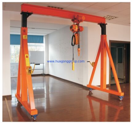 Hand Winch Height Adjustable Gantry Crane 0.5t 1t 2t 3t 5ton