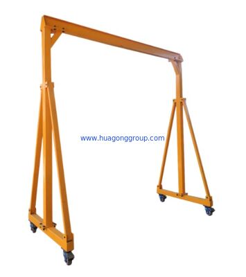 Worm Wheel Height Adjustable Gantry Crane Manual Operation