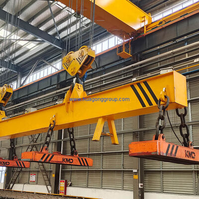 Double Girder Overhead Bridge Automatic Crane with QC Type Magnet Lifting Capacity 1 Ton 3 Ton 5 Ton 10 Ton 20 Ton 50 Ton
