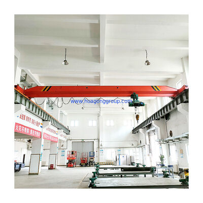 100 Percent Single Beam Overhead Crane Incorporating Metallurgy Wire Rope Electric Hoist Perfect for Steel Mill Handling