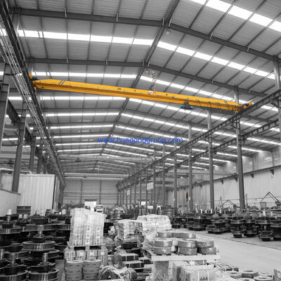 Single Girder EOT Crane with 25T Max Lifting Load A3-A4 Work Duty and PLC Motor Gear for Industrial Use