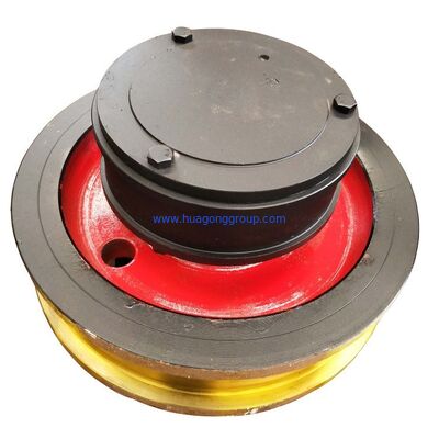 Steel Crane Overhead Gantry Bridge Driving Forging Cast Iron Crane Wheel Diameter Range 300 2300mm